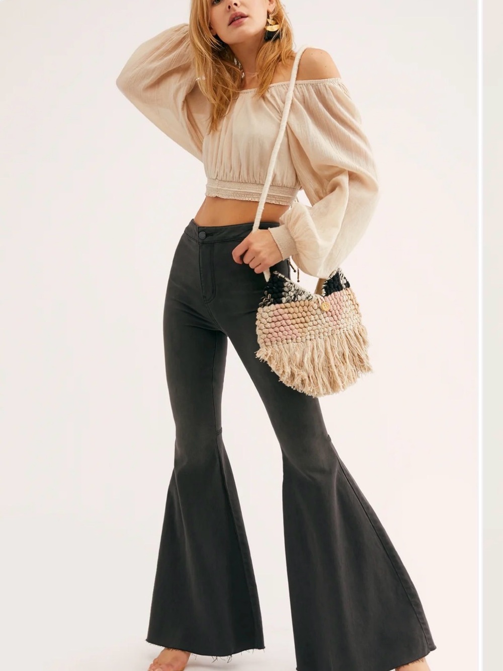We the Free Just Float On High Waist Flare Jeans #FreePeople